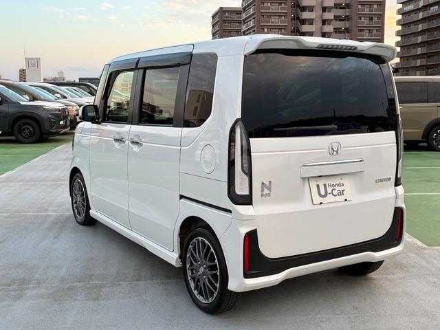 N-BOXカスタム ターボ 純正ナビ TV フルセグ Bluetooth AM FM バックカメラ シートヒーター フルオートエアコン 電子パーキング ETC 両側電動パワースライドドア 前後ドラレコ(8枚目)