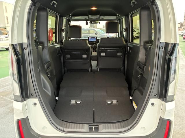N-BOXカスタム ターボ 純正ナビ TV フルセグ Bluetooth AM FM バックカメラ シートヒーター フルオートエアコン 電子パーキング ETC 両側電動パワースライドドア 前後ドラレコ(19枚目)