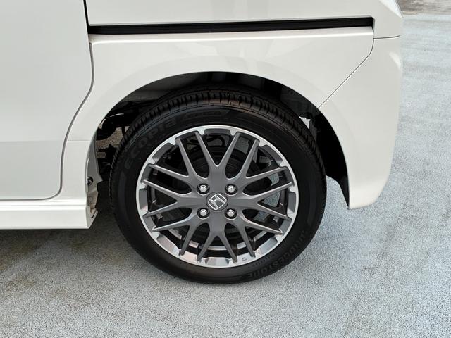 N-BOXカスタム ターボ 純正ナビ TV フルセグ Bluetooth AM FM バックカメラ シートヒーター フルオートエアコン 電子パーキング ETC 両側電動パワースライドドア 前後ドラレコ(46枚目)