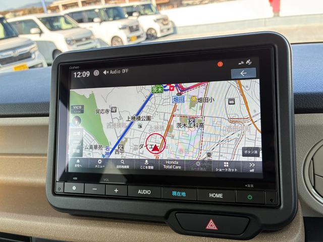 N-BOX ベースグレード 元試乗車 純正ナビ AM FM フルセグ Bluetooth フルオートエアコン シートヒーター ETC バックカメラ ドラレコ前後 両側電動パワースライドドア(2枚目)