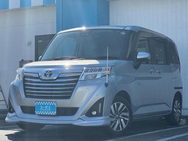 ルーミー カスタムG 純正ナビ ETC バックカメラ 両側電動スライドドア Tzドライブレコーダー シートヒーター 衝突軽減システム ステアリングスイッチ アイドリングストップ フルセグ視聴 Bluetooth接続(3枚目)