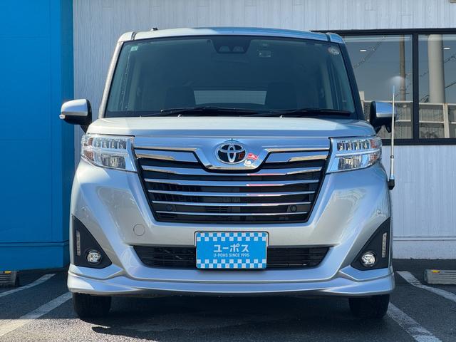 ルーミー カスタムG 純正ナビ ETC バックカメラ 両側電動スライドドア Tzドライブレコーダー シートヒーター 衝突軽減システム ステアリングスイッチ アイドリングストップ フルセグ視聴 Bluetooth接続(4枚目)