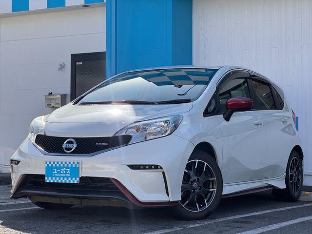 ノート ニスモ　純正ナビ　ＥＴＣ　バックカメラ　アイドリングストップ　電動電格ミラー　プッシュスタート　ニスモ専用ステアリング　専用アルミホイール　ワンオーナー車　Ｂｌｕｅｔｏｏｔｈ接続（3枚目）