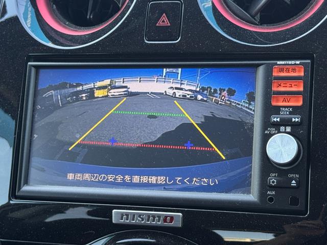 ノート ニスモ　純正ナビ　ＥＴＣ　バックカメラ　アイドリングストップ　電動電格ミラー　プッシュスタート　ニスモ専用ステアリング　専用アルミホイール　ワンオーナー車　Ｂｌｕｅｔｏｏｔｈ接続（15枚目）