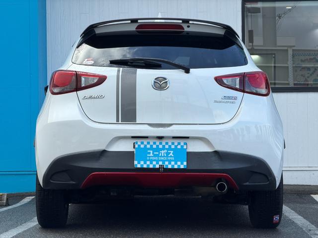 デミオ ＸＤツーリング　Ｌパッケージ　マツダコネクトナビ　ＥＴＣ　バックカメラ　６速ＭＴ　ベージュ半革シート　ステアリングスイッチ　クルーズコントロール　アイドリングストップ　ドライブレコーダー　衝突軽減システム　Ｂｌｕｅｔｏｏｔｈ接続（9枚目）