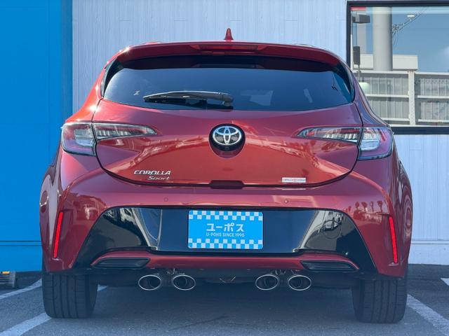 カローラスポーツ Ｇ　Ｚ　純正ナビ　ＥＴＣ　バックカメラ　６速ＭＴ　社外マフラー　ステアリングスイッチ　クルーズコントロール　プッシュスタート　シートヒーター　電動パーキングブレーキ　フルセグ視聴　Ｂｌｕｅｔｏｏｔｈ接続（8枚目）