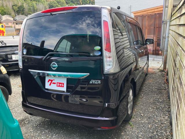 セレナ ハイウェイスター　Ｊパッケージ　ＥＴＣ　バックカメラ　オートクルーズコントロール　両側電動スライドドア　オートライト　ＨＩＤ　スマートキー　電動格納ミラー　後席モニター　３列シート　ＣＶＴ　アルミホイール（14枚目）