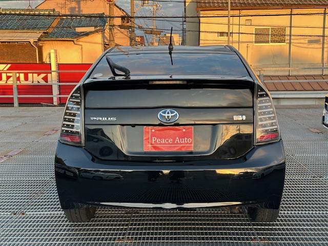 プリウス S ワンセグ・SDナビ・バックカメラ・ETC・外品アルミ・盗難防止装置(6枚目)