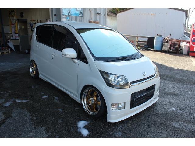 ダイハツ ムーヴ その他 カスタム ｒｓ ターボ 車高調 ｊ ｌｉｎｅアクスル ｗｏｒｋマイスターｓ１ｒ ワンオフロアアーム ｌｅｄテールランプ マフラー ｍｏｍｏステアリング 鬼キャン ｈｋｓ毒キノコエアクリーナー ｅｔｃ ナビｔｖ地デジ 中古車検索 くるまのニュース