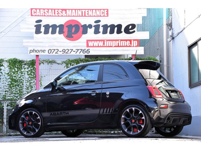 アバルト595 コンペティツィオーネ 左ハンドル 70周年記念車 左ハンドル 70th記念車 下取り車両 ワンオーナー 社外ディスプレイオーディオ コートテクトフロントガラス バックソナー レコードモンツァマフラー フロント&リアフォグランプ ブレンボ(34枚目)