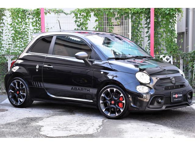 アバルト595 コンペティツィオーネ 左ハンドル 70周年記念車 左ハンドル 70th記念車 下取り車両 ワンオーナー 社外ディスプレイオーディオ コートテクトフロントガラス バックソナー レコードモンツァマフラー フロント&リアフォグランプ ブレンボ(41枚目)