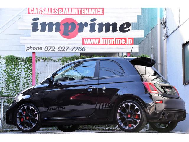 アバルト595 コンペティツィオーネ 左ハンドル 70周年記念車 左ハンドル 70th記念車 下取り車両 ワンオーナー 社外ディスプレイオーディオ コートテクトフロントガラス バックソナー レコードモンツァマフラー フロント&リアフォグランプ ブレンボ(43枚目)