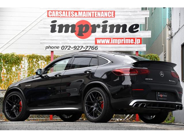 GLC GLC63 S 4マチック+クーペ 後期モデル サンルーフ AMGレザーエクスクルーシブ AMG純正21インチAW 赤キャリパー ブルメスターサラウンド パフォーマンスエグゾースト ベンチレーション 新品タイヤ4本交換付 前後ドラレコ(2枚目)