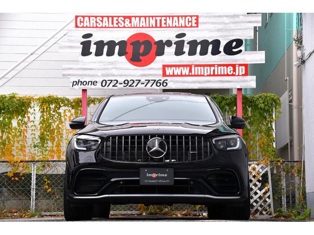 GLC GLC63 S 4マチック+クーペ 後期モデル サンルーフ AMGレザーエクスクルーシブ AMG純正21インチAW 赤キャリパー ブルメスターサラウンド パフォーマンスエグゾースト ベンチレーション 新品タイヤ4本交換付 前後ドラレコ(4枚目)