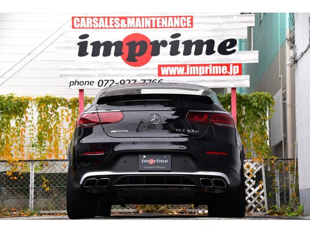 GLC GLC63 S 4マチック+クーペ 後期モデル サンルーフ AMGレザーエクスクルーシブ AMG純正21インチAW 赤キャリパー ブルメスターサラウンド パフォーマンスエグゾースト ベンチレーション 新品タイヤ4本交換付 前後ドラレコ(5枚目)