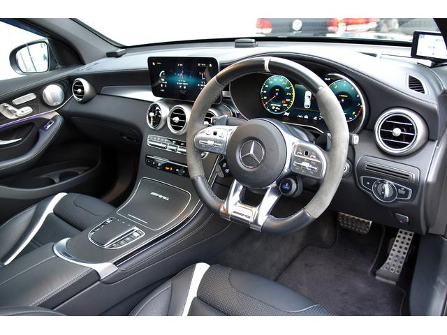 GLC GLC63 S 4マチック+クーペ 後期モデル サンルーフ AMGレザーエクスクルーシブ AMG純正21インチAW 赤キャリパー ブルメスターサラウンド パフォーマンスエグゾースト ベンチレーション 新品タイヤ4本交換付 前後ドラレコ(10枚目)