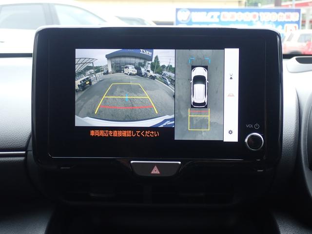 ヤリスクロス ハイブリッドＺ　純正８型ディスプレイオーディオ　Ｂｌｕｅｔｏｏｔｈオーディオ　全方位モニター　前後ドライブレコーダートヨタセーフティセンス　ＡＣＣ　レーンキープ　パーキングアシスト　ハーフレザー（4枚目）