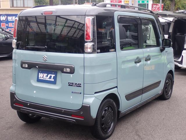 スペーシアギア ハイブリッドＸＺ　ターボ　社外７インチナビ　両側電動スライドドア　前席シートヒーター　パドルシフト　レーダーブレーキ　レーダークルーズ　バックカメ　ラ　ｂｌｕｅｔｏｏｔｈオーディオ　純正１４インチＡＷ（18枚目）