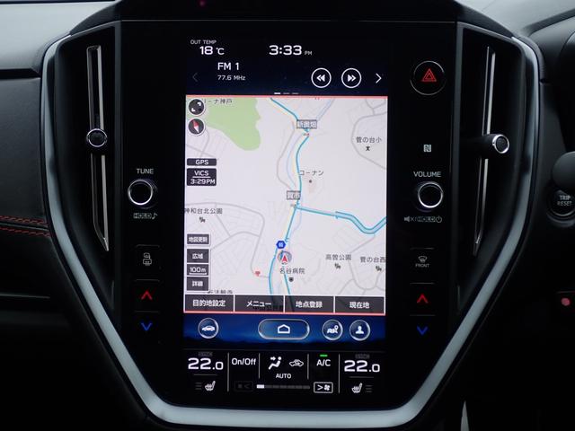 ★アイサイトＸ　純正１２．３インチナビゲーション　ＳＴｉエアロ　ＳＴｉスポイラー　レザーシート　ビルドインＥＴＣ　パワーバックドア　バックカメラ　左サイドカメラ　カープレイ対応★