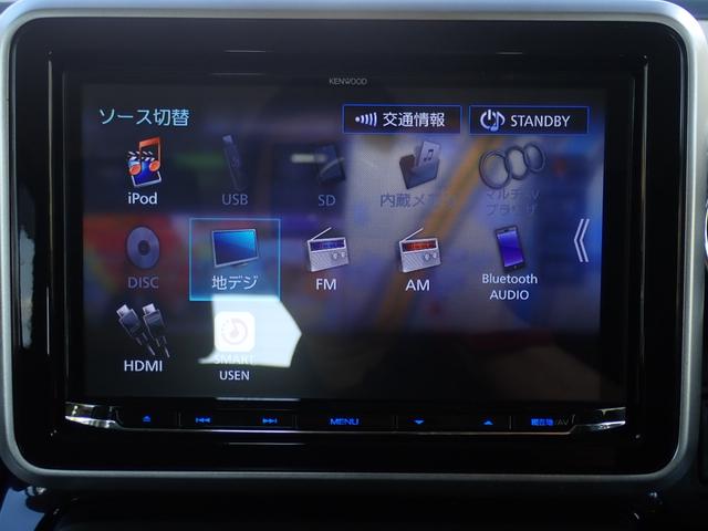 スペーシアカスタム ハイブリッドＸＳターボ　社外８型ナビ　フルセグ　ＣＤ　ＤＶＤ　Ｂｌｕｅｔｏｏｔｈオーディオ　バックカメラ　前後ドライブレコーダー　ビルドインＥＴＣ　両側パワースライドドア　運転席シートヒーター　スズキセーフティーサポート（4枚目）