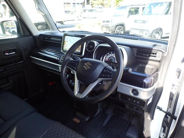 スペーシアカスタム ハイブリッドＸＳターボ　社外８型ナビ　フルセグ　ＣＤ　ＤＶＤ　Ｂｌｕｅｔｏｏｔｈオーディオ　バックカメラ　前後ドライブレコーダー　ビルドインＥＴＣ　両側パワースライドドア　運転席シートヒーター　スズキセーフティーサポート（6枚目）