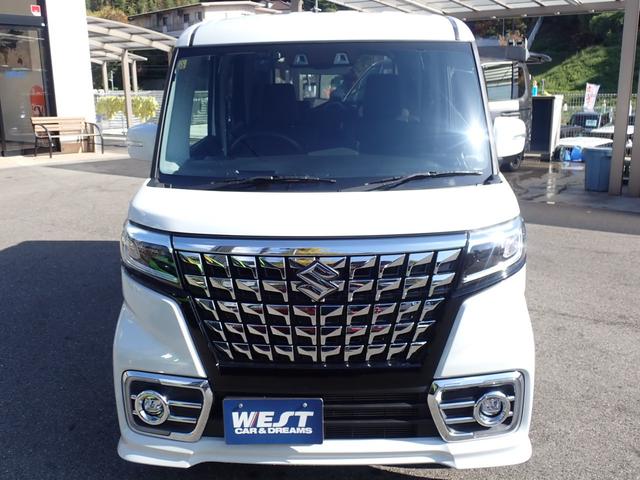 スペーシアカスタム ハイブリッドＸＳターボ　社外８型ナビ　フルセグ　ＣＤ　ＤＶＤ　Ｂｌｕｅｔｏｏｔｈオーディオ　バックカメラ　前後ドライブレコーダー　ビルドインＥＴＣ　両側パワースライドドア　運転席シートヒーター　スズキセーフティーサポート（14枚目）