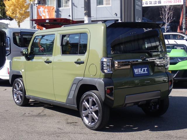 タフト Ｇターボ　ダーククロムベンチャー　スカイルーフ　社外ディスプレイオーディオ　カープレイ対応　バックカメラ　前席シートヒーター　コーナーセンサー　オートホ　ールド　レーダークルーズ　ＨＤＭＩ　純正１５インチＡＷ（19枚目）