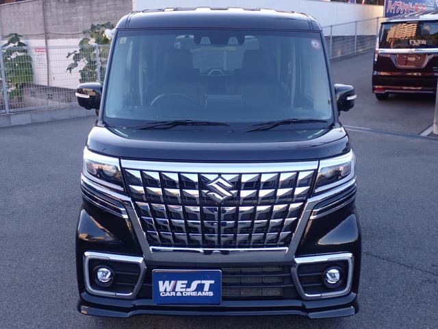 スペーシアカスタム ハイブリッドＸＳ　純正９インチナビ　カープレイ対応　両側電動スライドドア　ビルドインＥＴＣ全方位カメラ　レーダークルーズ　コーナーセンサー　ハーフレザーシート　ＨＵＤ　ステアリングリモコン（13枚目）