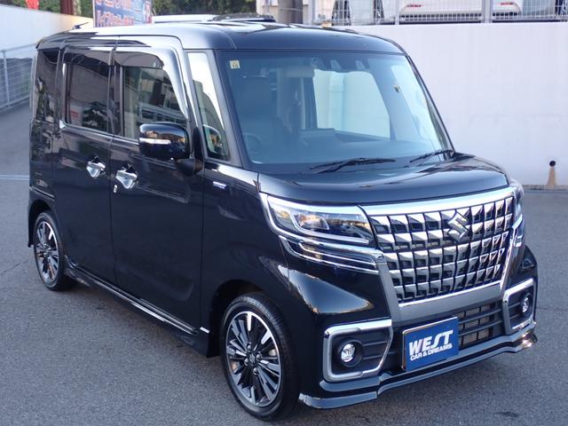 スペーシアカスタム ハイブリッドＸＳ　純正９インチナビ　カープレイ対応　両側電動スライドドア　ビルドインＥＴＣ全方位カメラ　レーダークルーズ　コーナーセンサー　ハーフレザーシート　ＨＵＤ　ステアリングリモコン（14枚目）