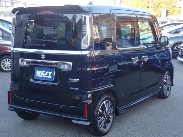 スペーシアカスタム ハイブリッドＸＳ　純正９インチナビ　カープレイ対応　両側電動スライドドア　ビルドインＥＴＣ全方位カメラ　レーダークルーズ　コーナーセンサー　ハーフレザーシート　ＨＵＤ　ステアリングリモコン（16枚目）