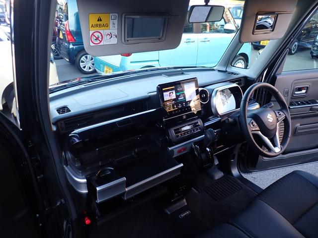 スペーシアカスタム ハイブリッドＸＳ　純正９インチナビ　カープレイ対応　両側電動スライドドア　ビルドインＥＴＣ全方位カメラ　レーダークルーズ　コーナーセンサー　ハーフレザーシート　ＨＵＤ　ステアリングリモコン（23枚目）