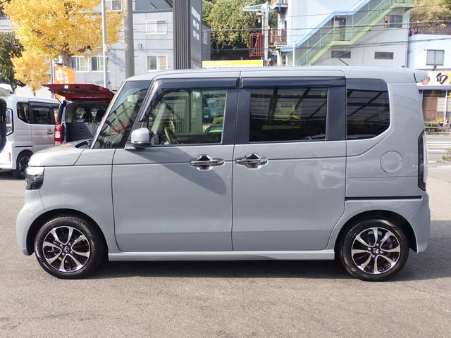 Ｎ－ＢＯＸカスタム コーディネートスタイル　ホンダセンシング　社外ナビゲーション　両側電動スライドドア　前後ドライブレコーダー　レザーシート　前席シートヒーター　クリアランスソナー　ルーフコンソール（22枚目）