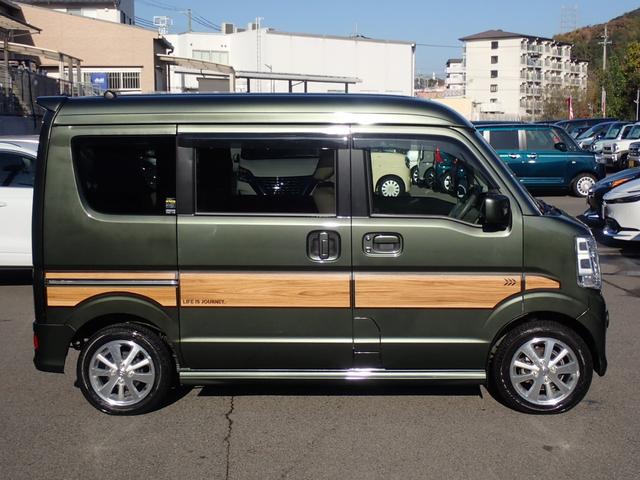 エブリイワゴン PZターボ ハイルーフ 社外ディスプレイオーディオ 左側電動スライドドア スズキセーフティサポート ETC 社外デジタルミラー 前後ドライブレコーダー カープレイ対応 純正14インチAW(16枚目)