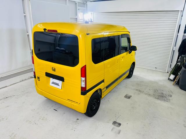 N-VAN+スタイル ファン・ターボ ナビTVBluetoothバックカメラETC ドラレコ ルーフコンソール サイドデカール ブラッククロームエンブレム LEDライト LEDフォグ リアフィルム(19枚目)