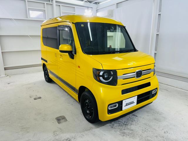 N-VAN+スタイル ファン・ターボ ナビTVBluetoothバックカメラETC ドラレコ ルーフコンソール サイドデカール ブラッククロームエンブレム LEDライト LEDフォグ リアフィルム(26枚目)