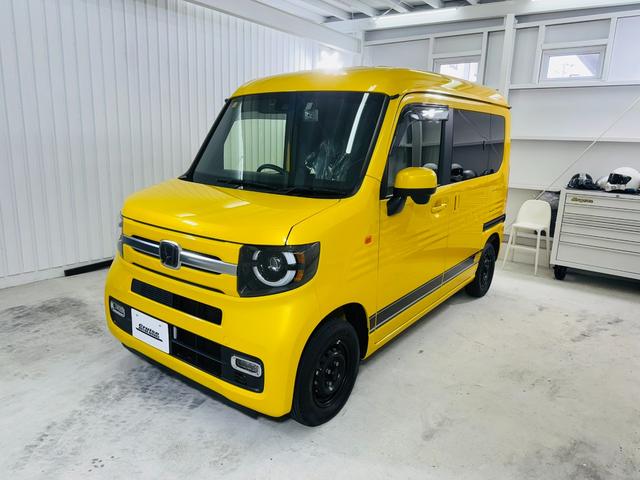 N-VAN+スタイル ファン・ターボ ナビTVBluetoothバックカメラETC ドラレコ ルーフコンソール サイドデカール ブラッククロームエンブレム LEDライト LEDフォグ リアフィルム(27枚目)