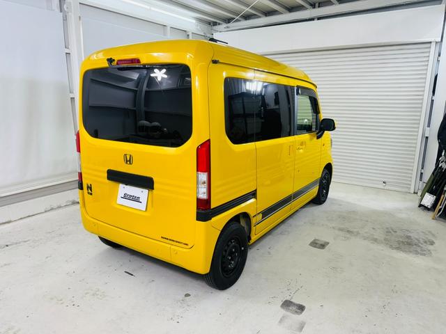 N-VAN+スタイル ファン・ターボ ナビTVBluetoothバックカメラETC ドラレコ ルーフコンソール サイドデカール ブラッククロームエンブレム LEDライト LEDフォグ リアフィルム(28枚目)