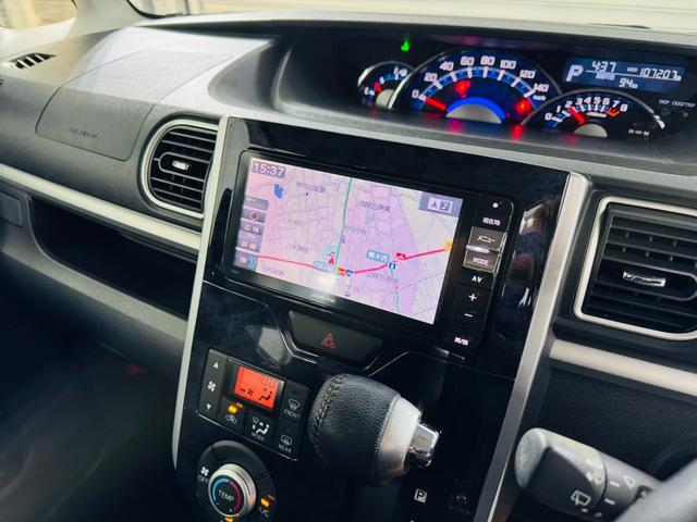 タント カスタムＲＳ　トップエディションＳＡＩＩ　ナビＴＶＢｌｕｅｔｏｏｔｈバックカメラＥＴＣ　キーレス２個　マット　バイザー（12枚目）