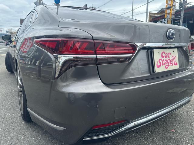 LS LS500h Iパッケージ 禁煙車 サンルーフ 全周囲カメラ コーナーセンサー エアサスコントローラー 純正ナビ Bluetooth 純正20インチOPホイール 前後ドライブレコーダー ETC 黒革 シートヒーター シートクーラ(14枚目)