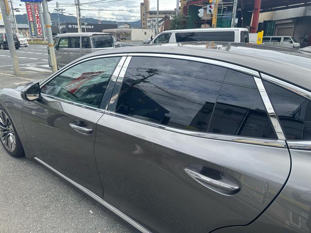 LS LS500h Iパッケージ 禁煙車 サンルーフ 全周囲カメラ コーナーセンサー エアサスコントローラー 純正ナビ Bluetooth 純正20インチOPホイール 前後ドライブレコーダー ETC 黒革 シートヒーター シートクーラ(24枚目)