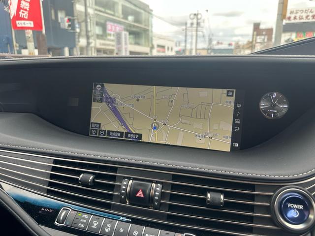 LS LS500h Iパッケージ 禁煙車 サンルーフ 全周囲カメラ コーナーセンサー エアサスコントローラー 純正ナビ Bluetooth 純正20インチOPホイール 前後ドライブレコーダー ETC 黒革 シートヒーター シートクーラ(38枚目)