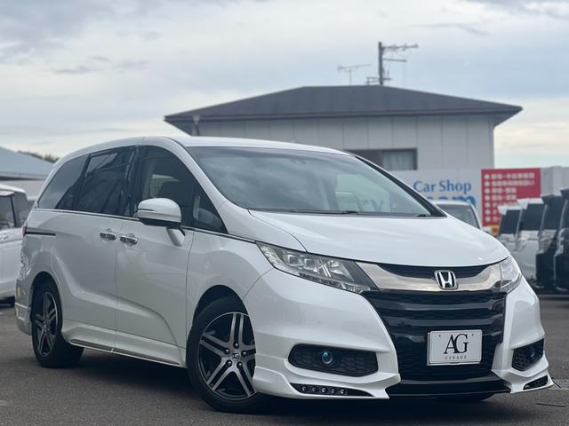 オデッセイ アブソルート・２０ｔｈアニバーサリー　ワンオーナー／ホンダセンシング／エアロ／純正ナビ／フルセグ／バックカメラ／Ｂｌｕｅｔｏｏｔｈ対応／電動シート／プッシュスタート／スマートキー／アイドリングストップ搭載／両側電動スライドドア（6枚目）