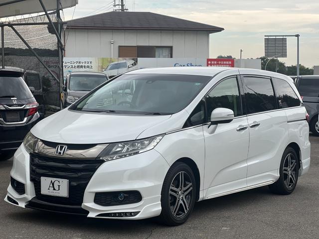 オデッセイ アブソルート・２０ｔｈアニバーサリー　ワンオーナー／ホンダセンシング／エアロ／純正ナビ／フルセグ／バックカメラ／Ｂｌｕｅｔｏｏｔｈ対応／電動シート／プッシュスタート／スマートキー／アイドリングストップ搭載／両側電動スライドドア（10枚目）