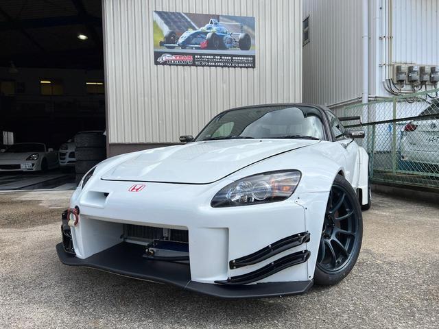 Ｓ２０００ ベースグレード　ＡＰ１改　２．２Ｌ化　サーキット仕様　クァンタム別タンク車高調　戸田　Ａカム　カムギア　アルボーにてエンジンＯＨ　無限ハードトップ　Ｊｓ　エアロ　ワイドボディキット　ＶＯＬＴＥＸウイング　レカロ（4枚目）