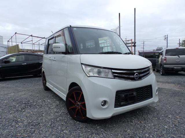 ルークス ハイウェイスター スマートキー プッシュスタート HDDnavi フルセグ 15インチアルミ フォグランプ リアスポ ウインカーミラー(3枚目)