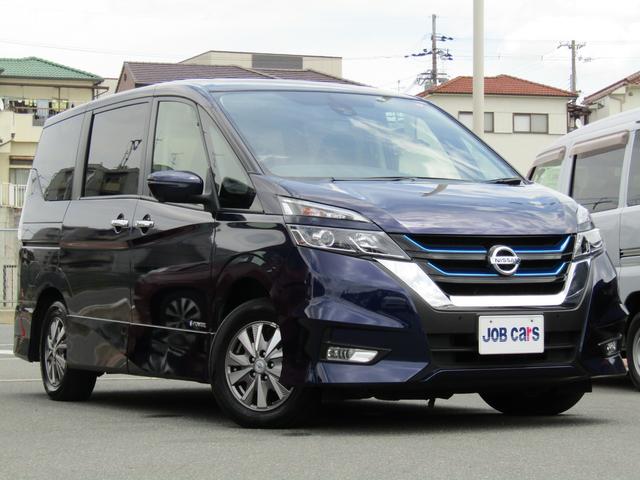 e-パワー ハイウェイスターV 純正ナビ フルセグ 全周囲カメラ ETC 両側電動スライドドア 衝突軽減システム アイドリングストップ パークアシスト レーンアシスト ソナー 盗難防止装置 ウォークスルー スマートキー 記録簿(12枚目)