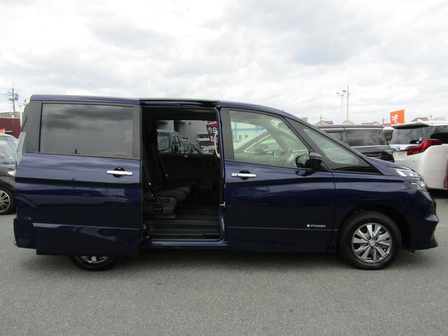 e-パワー ハイウェイスターV 純正ナビ フルセグ 全周囲カメラ ETC 両側電動スライドドア 衝突軽減システム アイドリングストップ パークアシスト レーンアシスト ソナー 盗難防止装置 ウォークスルー スマートキー 記録簿(16枚目)