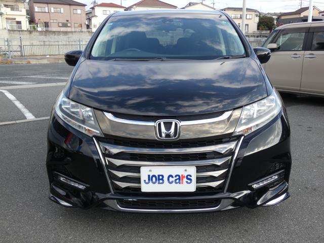 オデッセイ アブソルート・ホンダセンシング　後期　ホンダセンシング　両側パワースライドドア　Ｂカメラ　ＥＴＣ２．０　ドライブレコーダー　アイドリングストップ　オットマン　ＬＥＤヘッドランプ　ハーフレザーシート　パワーシート　純正１７インチＡＷ（12枚目）