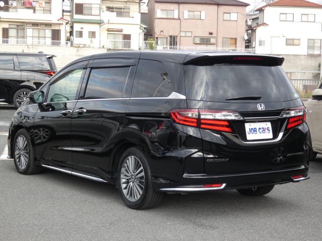 オデッセイ アブソルート・ホンダセンシング　後期　ホンダセンシング　両側パワースライドドア　Ｂカメラ　ＥＴＣ２．０　ドライブレコーダー　アイドリングストップ　オットマン　ＬＥＤヘッドランプ　ハーフレザーシート　パワーシート　純正１７インチＡＷ（17枚目）