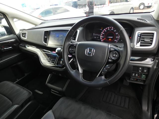 オデッセイ アブソルート・ホンダセンシング　後期　ホンダセンシング　両側パワースライドドア　Ｂカメラ　ＥＴＣ２．０　ドライブレコーダー　アイドリングストップ　オットマン　ＬＥＤヘッドランプ　ハーフレザーシート　パワーシート　純正１７インチＡＷ（43枚目）